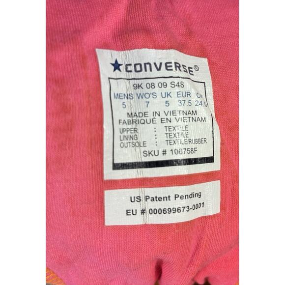 Converse Chuck Taylor All Star Double Upper High Multicolor Unisex M/5 W/7 - Picture 9 of 12